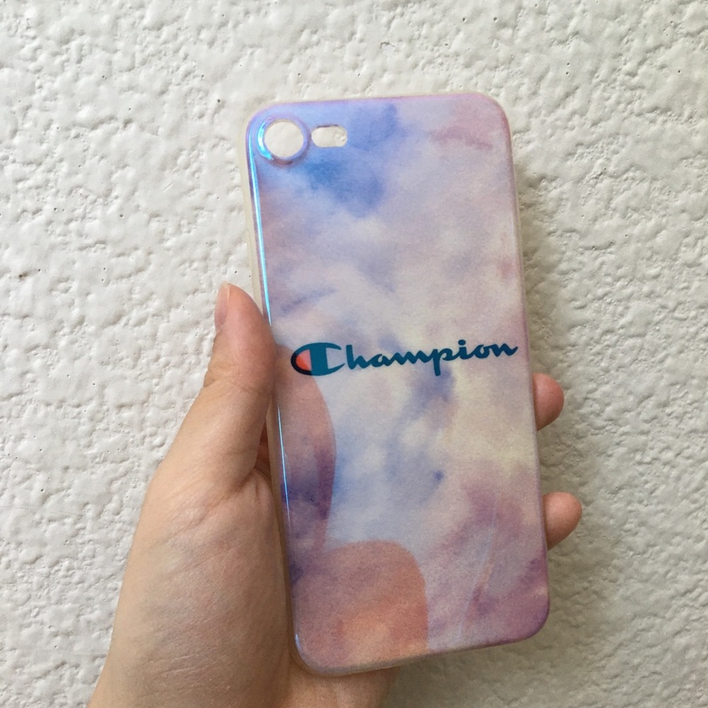 iphone 7 champion holographic phone case